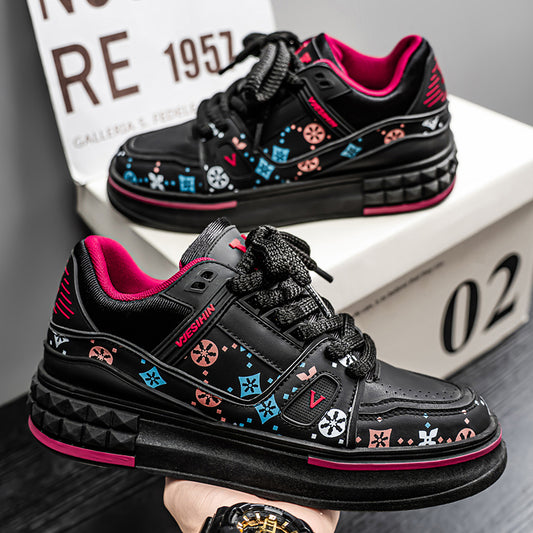 ♛𝔽𝕦𝕤𝕚𝕠𝕟 𝔽𝕠𝕔𝕦𝕤☢︎ꜱᴋᴀᴛᴇ ꜱʜᴏᴇꜱ ♜✽𝟤𝟢𝟤𝟧✽ 春夏新款ICONIC VIBE 潮流增高鞋 中性男女款 ꜱ𝟦𝟧𝟤