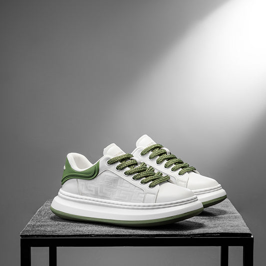 ♛𝔽𝕦𝕤𝕚𝕠𝕟 𝔽𝕠𝕔𝕦𝕤☢︎ꜱᴋᴀᴛᴇ ꜱʜᴏᴇꜱ♜ ✽𝟤𝟢𝟤𝟧✽春夏新款經典大底隱形印花超透氣增高板鞋 男女款 LK77