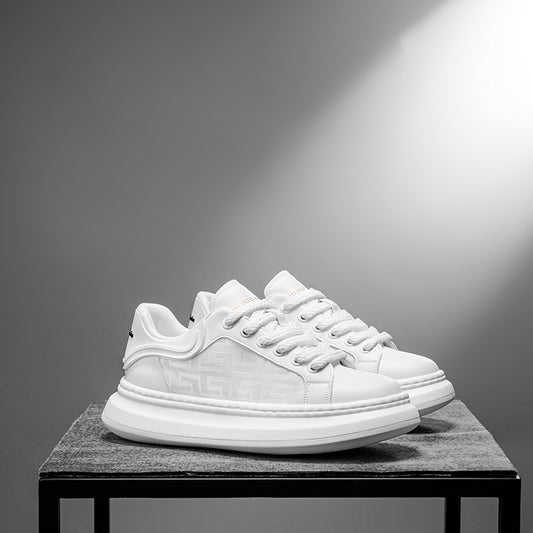 ♛𝔽𝕦𝕤𝕚𝕠𝕟 𝔽𝕠𝕔𝕦𝕤☢︎ꜱᴋᴀᴛᴇ ꜱʜᴏᴇꜱ♜ ✽𝟤𝟢𝟤𝟧✽春夏新款經典大底隱形印花超透氣增高板鞋 男女款 LK77