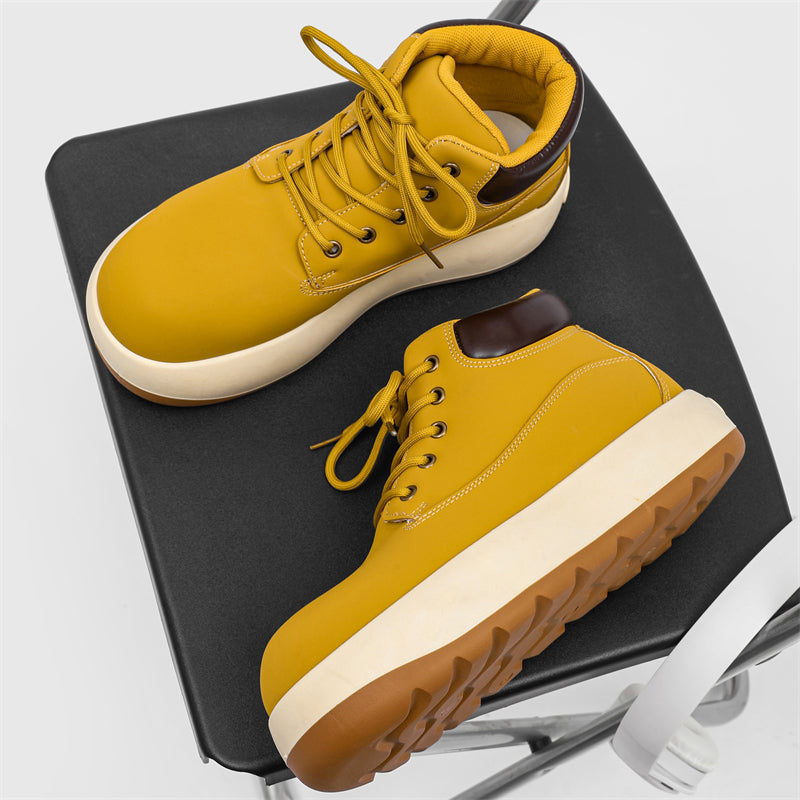 ♛𝔽𝕦𝕤𝕚𝕠𝕟 𝔽𝕠𝕔𝕦𝕤☢︎ᴄᴀꜱᴜᴀʟ ᴅʀᴇꜱꜱ ♜✽2026✽ 可愛中筒增高厚底冬季百搭男鞋 YH-20