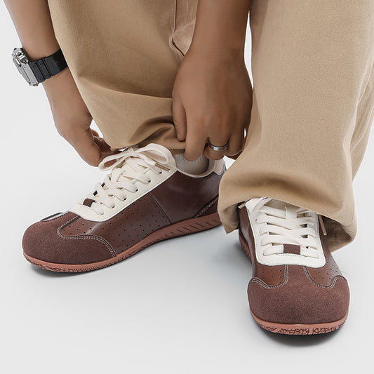 ♛𝔽𝕦𝕤𝕚𝕠𝕟 𝔽𝕠𝕔𝕦𝕤☢︎ᴄᴀꜱᴜᴀʟ ꜱɴᴇᴀᴋᴇʀ ♜✽𝟤𝟢𝟤𝟧✽春夏新復古純色經典運動鞋 男女款 S09