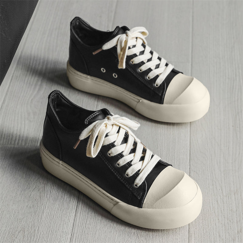 ♛𝔽𝕦𝕤𝕚𝕠𝕟 𝔽𝕠𝕔𝕦𝕤☢︎ꜱᴋᴀᴛᴇ ꜱʜᴏᴇꜱ ♜ ✽𝟤𝟢𝟤𝟧✽ 春夏新款美式船頭型增高厚底帆布鞋 中性男女款 ʏʜ𝟤𝟩𝟢