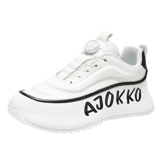 ♛𝔽𝕦𝕤𝕚𝕠𝕟 𝔽𝕠𝕔𝕦𝕤☢︎ᴄᴀꜱᴜᴀʟ ꜱɴᴇᴀᴋᴇʀ ♜✽𝟤𝟢𝟤𝟧✽ 春夏新款超前衛無繩旋轉扣式懶人運動鞋 男女款 大🦶款 (39-48號) ᴊᴍ𝟢𝟩𝟩