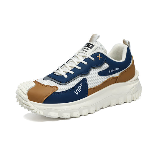 ♛𝔽𝕦𝕤𝕚𝕠𝕟 𝔽𝕠𝕔𝕦𝕤☢︎ᴄᴀꜱᴜᴀʟ ꜱɴᴇᴀᴋᴇʀ ♜ ✽𝟤𝟢𝟤𝟧✽美式拼色荒野征途厚底增高休閒鞋 中性男女款 ᴍ𝟤𝟢𝟫