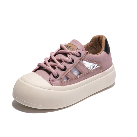 ♛𝔽𝕦𝕤𝕚𝕠𝕟 𝔽𝕠𝕔𝕦𝕤☢︎ꜰʟᴇxɪɴɢ-ꜱʜᴏᴇꜱ ♜✽𝟤𝟢𝟤𝟧✽ 春夏新款可愛風休閒百搭厚底增高𝟧ᴄᴍ鞋 女款 (35-40號) ᴍꜱ𝟨𝟢𝟥