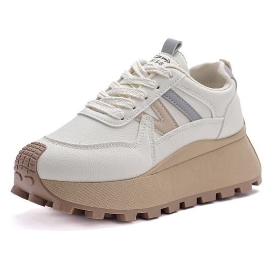 ♛𝔽𝕦𝕤𝕚𝕠𝕟 𝔽𝕠𝕔𝕦𝕤☢︎ꜰʟᴇxɪɴɢ-ꜱʜᴏᴇꜱ ♜✽𝟤𝟢𝟤𝟧✽ 夏季新款增高顯腿長休閒運動鞋 女款 (35-40號)HL81