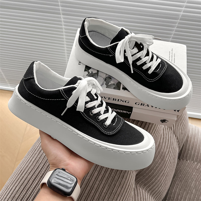 ♛𝔽𝕦𝕤𝕚𝕠𝕟 𝔽𝕠𝕔𝕦𝕤☢︎ꜱᴋᴀᴛᴇ ꜱʜᴏᴇꜱ ♜✽𝟤𝟢𝟤𝟧✽春夏新款百搭增高休閒帆布鞋 男女款 xꜰ𝟨𝟣𝟤𝟢