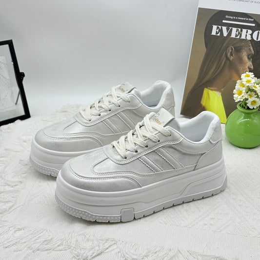 ♛𝔽𝕦𝕤𝕚𝕠𝕟 𝔽𝕠𝕔𝕦𝕤☢︎ꜰʟᴇxɪɴɢ-ꜱʜᴏᴇꜱ ♜✽𝟤𝟢𝟤𝟧✽ 夏季新款厚底M標休閒運動鞋 女款 (35-40號)M2