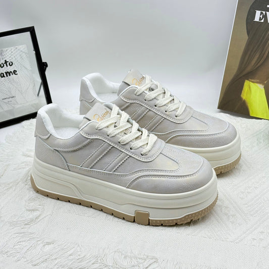 ♛𝔽𝕦𝕤𝕚𝕠𝕟 𝔽𝕠𝕔𝕦𝕤☢︎ꜰʟᴇxɪɴɢ-ꜱʜᴏᴇꜱ ♜✽𝟤𝟢𝟤𝟧✽ 夏季新款厚底M標休閒運動鞋 女款 (35-40號)M2