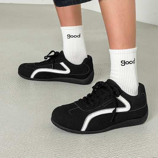 ♛𝔽𝕦𝕤𝕚𝕠𝕟 𝔽𝕠𝕔𝕦𝕤☢︎ᴄᴀꜱᴜᴀʟ ꜱɴᴇᴀᴋᴇʀ ♜✽𝟤𝟢𝟤𝟧✽春夏新款流線耐磨仿賽車運動鞋 男女款 YS06