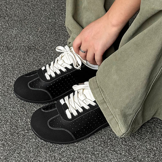 ♛𝔽𝕦𝕤𝕚𝕠𝕟 𝔽𝕠𝕔𝕦𝕤☢︎ᴄᴀꜱᴜᴀʟ ꜱɴᴇᴀᴋᴇʀ ♜✽𝟤𝟢𝟤𝟧✽春夏新復古純色經典運動鞋 男女款 S09