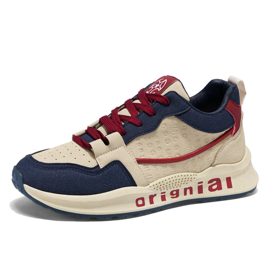 ♛𝔽𝕦𝕤𝕚𝕠𝕟 𝔽𝕠𝕔𝕦𝕤☢︎ᴄᴀꜱᴜᴀʟ ꜱɴᴇᴀᴋᴇʀ ♜ ✽𝟤𝟢𝟤𝟧✽原始飛鏢雙拼色休閒運動增高鞋 男女款 x𝟪𝟪𝟪