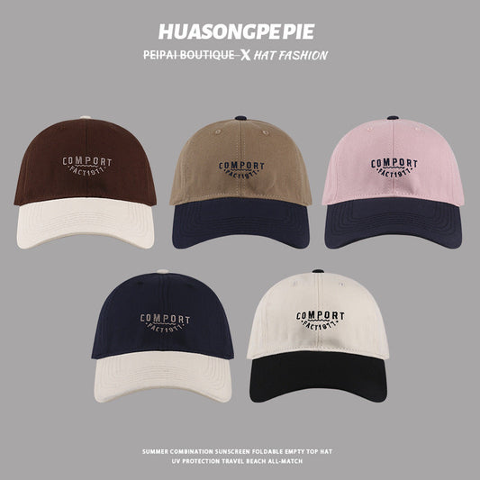 𝔽𝕦𝕤𝕚𝕠𝕟 𝔽𝕠𝕔𝕦𝕤 ✘ 2025 年/美式嘻哈休閒春夏新款復古撞色字母老帽棒球帽