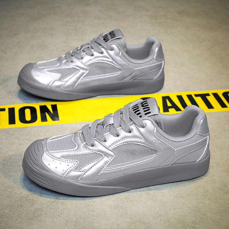 ♛𝔽𝕦𝕤𝕚𝕠𝕟 𝔽𝕠𝕔𝕦𝕤☢︎ꜱᴋᴀᴛᴇ ꜱʜᴏᴇꜱ ♜✽𝟤𝟢𝟤𝟧✽ 春夏新款時尚百搭橡膠底復古配色板鞋 男女款 xɴ𝟫𝟫𝟨