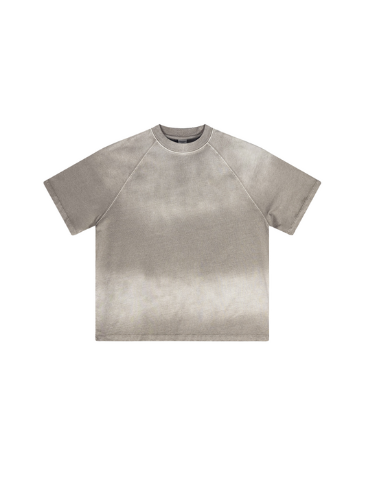 ▶𝔽𝕦𝕤𝕚𝕠𝕟 𝔽𝕠𝕔𝕦𝕤 ⌘𝓦𝓪𝓼𝓱𝓮𝓭 𝔀𝓲𝓷𝓭 ◀ 2025春夏美式潮牌做舊短袖水洗漸變純棉T-short TZ-01