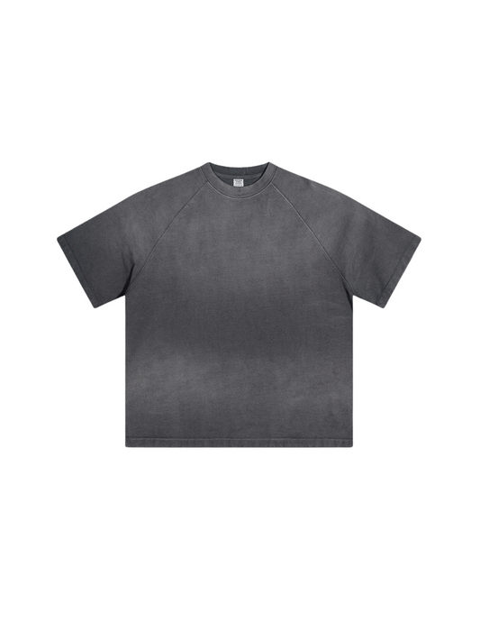▶𝔽𝕦𝕤𝕚𝕠𝕟 𝔽𝕠𝕔𝕦𝕤 ⌘𝓦𝓪𝓼𝓱𝓮𝓭 𝔀𝓲𝓷𝓭 ◀2025春夏美式潮牌做舊短袖水洗漸變純棉T-short TZ-01