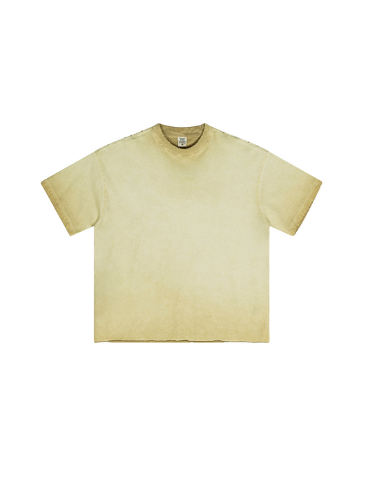 ▶𝔽𝕦𝕤𝕚𝕠𝕟 𝔽𝕠𝕔𝕦𝕤 ⌘𝓦𝓪𝓼𝓱𝓮𝓭 𝔀𝓲𝓷𝓭 ◀ 2025夏季美式潮牌寬鬆大碼短袖水洗做舊巴家同款 TZ-04