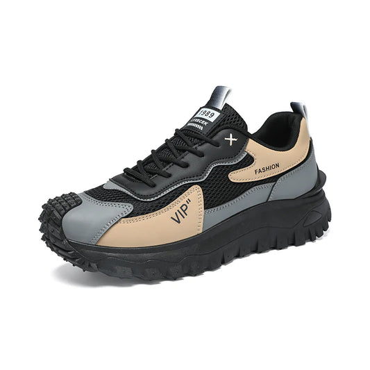 ♛𝔽𝕦𝕤𝕚𝕠𝕟 𝔽𝕠𝕔𝕦𝕤☢︎ᴄᴀꜱᴜᴀʟ ꜱɴᴇᴀᴋᴇʀ ♜ ✽𝟤𝟢𝟤𝟧✽美式拼色荒野征途厚底增高休閒鞋 中性男女款 ᴍ𝟤𝟢𝟫