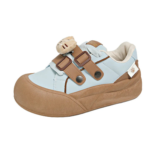 ♛𝔽𝕦𝕤𝕚𝕠𝕟 𝔽𝕠𝕔𝕦𝕤☢︎ꜰʟᴇxɪɴɢ-ꜱʜᴏᴇꜱ ♜✽𝟤𝟢𝟤𝟧✽ 可愛萌動物休閒厚底增高𝟧ᴄᴍ鞋 女款(35-40號)ᴀ𝟢𝟪