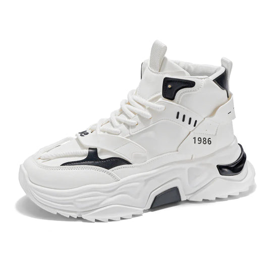 ♛𝔽𝕦𝕤𝕚𝕠𝕟 𝔽𝕠𝕔𝕦𝕤☢︎ᴄᴀꜱᴜᴀʟ ꜱɴᴇᴀᴋᴇʀ ♜ ✽𝟤𝟢𝟤𝟧✽ 美式未來先鋒高筒增高厚底運動鞋 男女中性款 ᴍᴛ𝟥𝟨