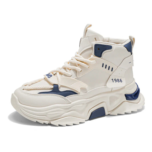 ♛𝔽𝕦𝕤𝕚𝕠𝕟 𝔽𝕠𝕔𝕦𝕤☢︎ᴄᴀꜱᴜᴀʟ ꜱɴᴇᴀᴋᴇʀ ♜✽𝟤𝟢𝟤𝟧✽ 美式未來先鋒高筒增高厚底運動鞋 男女中性款 ᴍᴛ𝟥𝟨