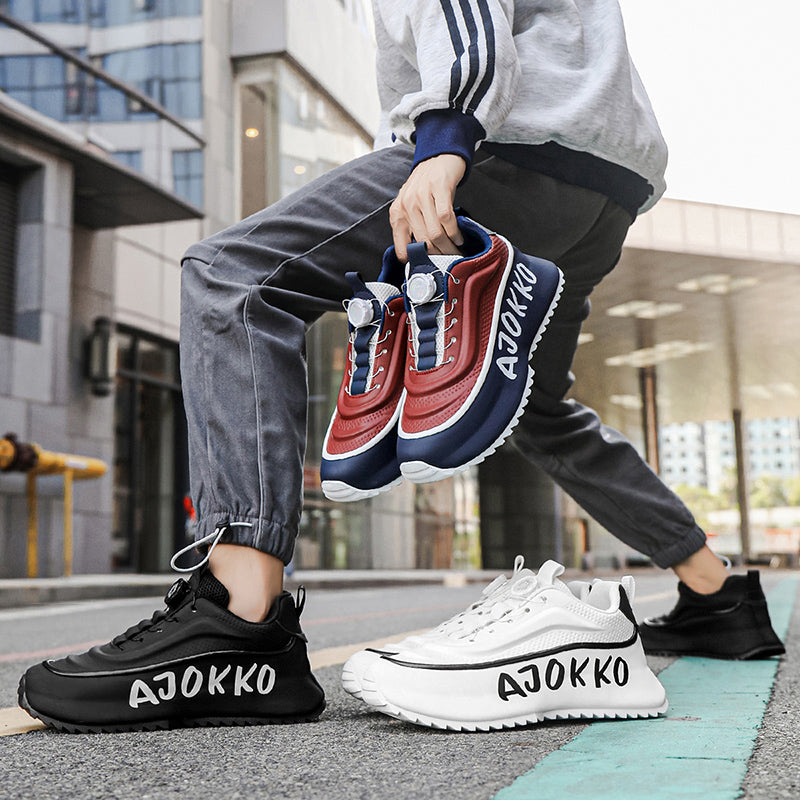 ♛𝔽𝕦𝕤𝕚𝕠𝕟 𝔽𝕠𝕔𝕦𝕤☢︎ᴄᴀꜱᴜᴀʟ ꜱɴᴇᴀᴋᴇʀ ♜✽𝟤𝟢𝟤𝟧✽ 春夏新款超前衛無繩旋轉扣式懶人運動鞋 男女款 大🦶款 (39-48號) ᴊᴍ𝟢𝟩𝟩
