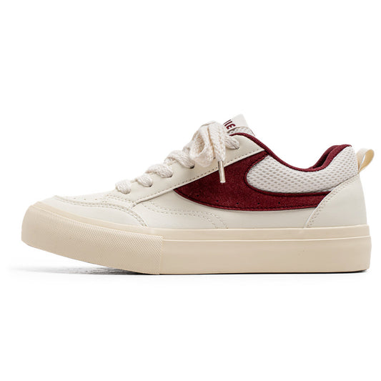 ♛𝔽𝕦𝕤𝕚𝕠𝕟 𝔽𝕠𝕔𝕦𝕤☢︎ꜱᴋᴀᴛᴇ ꜱʜᴏᴇꜱ ♜✽𝟤𝟢𝟤𝟧✽ 春夏新款時尚百搭橡膠底復古小白鞋板鞋 男女款 xɴ𝟣𝟢𝟣