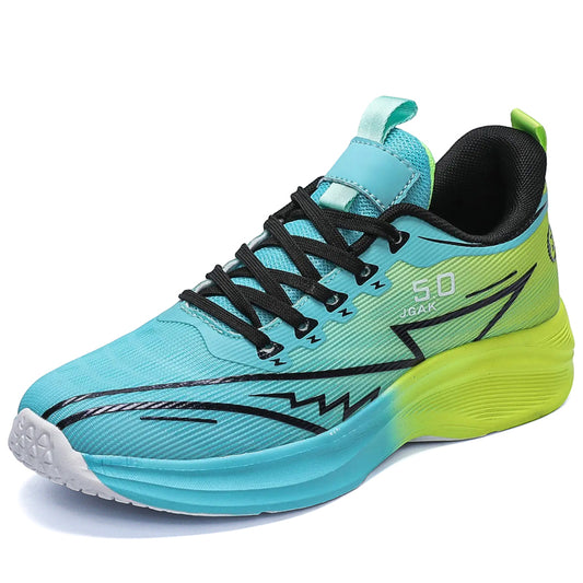 ♛𝔽𝕦𝕤𝕚𝕠𝕟 𝔽𝕠𝕔𝕦𝕤☢︎ᴄᴀꜱᴜᴀʟ ꜱɴᴇᴀᴋᴇʀ ♜✽𝟤𝟢𝟤𝟧✽春夏新款低筒漸變透氣耐磨流線運動鞋 男女款 大🦶款 (39-50號) F521