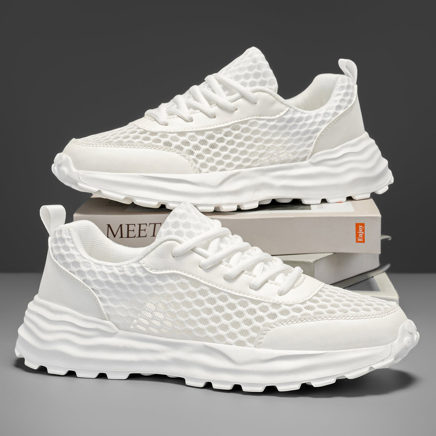 ♛𝔽𝕦𝕤𝕚𝕠𝕟 𝔽𝕠𝕔𝕦𝕤☢︎ᴄᴀꜱᴜᴀʟ ꜱɴᴇᴀᴋᴇʀ ♜✽𝟤𝟢𝟤𝟧✽春夏新款經典百搭超透氣小白鞋運動鞋 男女款(39-45碼) C83