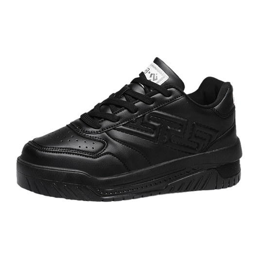 ♛𝔽𝕦𝕤𝕚𝕠𝕟 𝔽𝕠𝕔𝕦𝕤☢︎ꜱᴋᴀᴛᴇ ꜱʜᴏᴇꜱ ♜✽𝟤𝟢𝟤𝟧✽秋冬新款經典素色浮雕透氣低筒板鞋 男女款 情侶款 LD-53