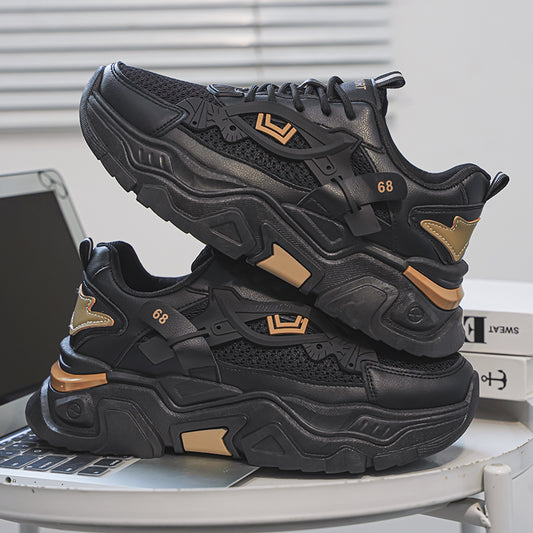 ♛𝔽𝕦𝕤𝕚𝕠𝕟 𝔽𝕠𝕔𝕦𝕤☢︎ᴄᴀꜱᴜᴀʟ ꜱɴᴇᴀᴋᴇʀ ♜ ✽𝟤𝟢𝟤𝟧✽ Space Weave中低筒增高厚底運動鞋 男女中性款 ᴍᴄ𝟥𝟩