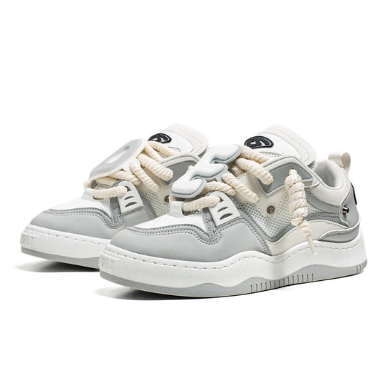 ♛𝔽𝕦𝕤𝕚𝕠𝕟 𝔽𝕠𝕔𝕦𝕤☢︎ꜱᴋᴀᴛᴇ ꜱʜᴏᴇꜱ ♜✽𝟤𝟢𝟤𝟧✽ 春夏新款經典嘻哈配色OE板鞋 男女款 情侶款 大🦶款 (36-45號) C01