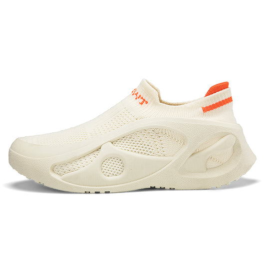 ♛𝔽𝕦𝕤𝕚𝕠𝕟 𝔽𝕠𝕔𝕦𝕤☢︎ᴄᴀꜱᴜᴀʟ ꜱɴᴇᴀᴋᴇʀ ♜✽𝟤𝟢𝟤𝟧✽ 春夏新款網襪設計超透氣懶人運動慢跑鞋 男女款 情侶款 大🦶款 (36-48號)x𝟧𝟢𝟪