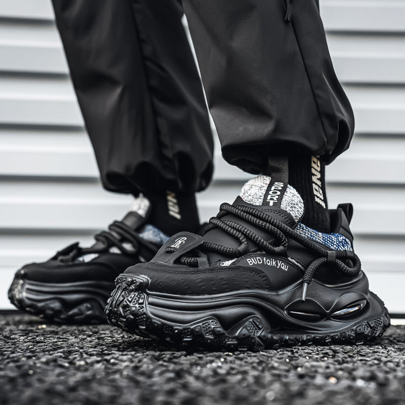 ♛𝔽𝕦𝕤𝕚𝕠𝕟 𝔽𝕠𝕔𝕦𝕤☢︎ᴄᴀꜱᴜᴀʟ ꜱɴᴇᴀᴋᴇʀ ♜ ✽𝟤𝟢𝟤𝟧✽秋冬新款運動氣墊隱形增高運動懶人鞋 男女款 情侶款 TX-801