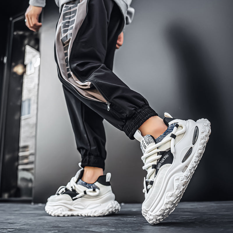 ♛𝔽𝕦𝕤𝕚𝕠𝕟 𝔽𝕠𝕔𝕦𝕤☢︎ᴄᴀꜱᴜᴀʟ ꜱɴᴇᴀᴋᴇʀ ♜ ✽𝟤𝟢𝟤𝟧✽秋冬新款運動氣墊隱形增高運動懶人鞋 男女款 情侶款 TX-801