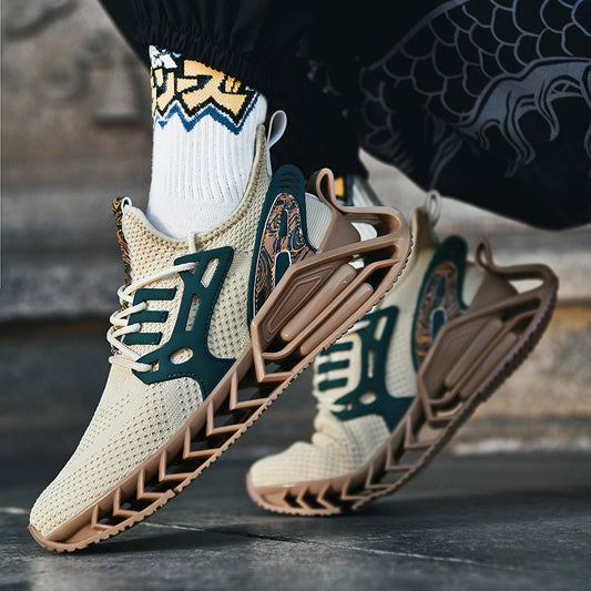 ♛𝔽𝕦𝕤𝕚𝕠𝕟 𝔽𝕠𝕔𝕦𝕤☢︎ᴄᴀꜱᴜᴀʟ ꜱɴᴇᴀᴋᴇʀ ♜ ✽𝟤𝟢𝟤𝟧✽春夏新款襪套透氣增高科技風運動鞋 男女款 情侶款 CX48