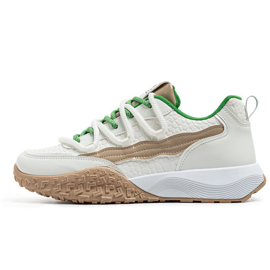 ♛𝔽𝕦𝕤𝕚𝕠𝕟 𝔽𝕠𝕔𝕦𝕤☢︎ᴄᴀꜱᴜᴀʟ ꜱɴᴇᴀᴋᴇʀ ♜✽𝟤𝟢𝟤𝟧✽ TerraWave厚底拼色增高運動鞋 男女款 ᴅʟ𝟣𝟧