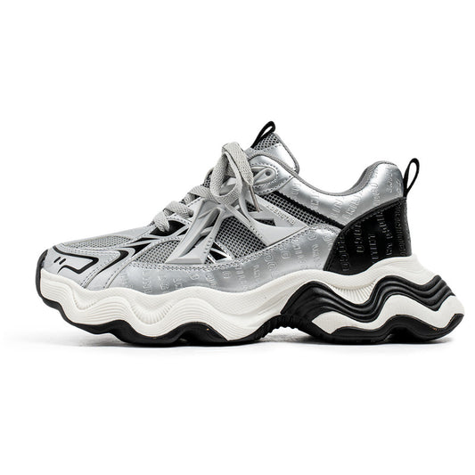 ♛𝔽𝕦𝕤𝕚𝕠𝕟 𝔽𝕠𝕔𝕦𝕤☢︎ᴄᴀꜱᴜᴀʟ ꜱɴᴇᴀᴋᴇʀ ♜ ✽𝟤𝟢𝟤𝟧✽ 春夏WAVE CORE 中低筒增高厚底系列 男女款 ɢ𝟣𝟨𝟪