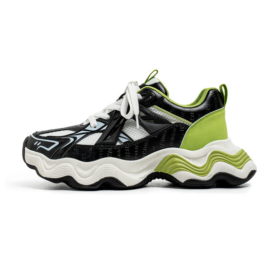 ♛𝔽𝕦𝕤𝕚𝕠𝕟 𝔽𝕠𝕔𝕦𝕤☢︎ᴄᴀꜱᴜᴀʟ ꜱɴᴇᴀᴋᴇʀ ♜✽𝟤𝟢𝟤𝟧✽ 春夏WAVE CORE 中低筒增高厚底系列 男女款 ɢ𝟣𝟨𝟪