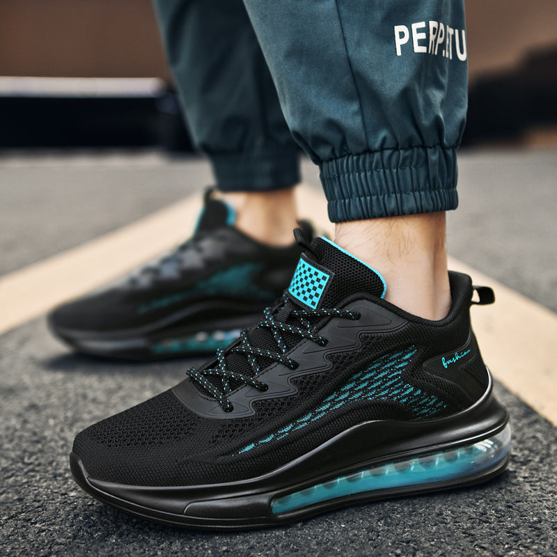 ♛𝔽𝕦𝕤𝕚𝕠𝕟 𝔽𝕠𝕔𝕦𝕤☢︎ᴄᴀꜱᴜᴀʟ ꜱɴᴇᴀᴋᴇʀ ♜✽𝟤𝟢𝟤𝟧✽ 春夏新款彈力氣墊超強抓地增高運動慢跑鞋 男女款 大🦶款 (39-48號) x𝟫𝟥𝟧