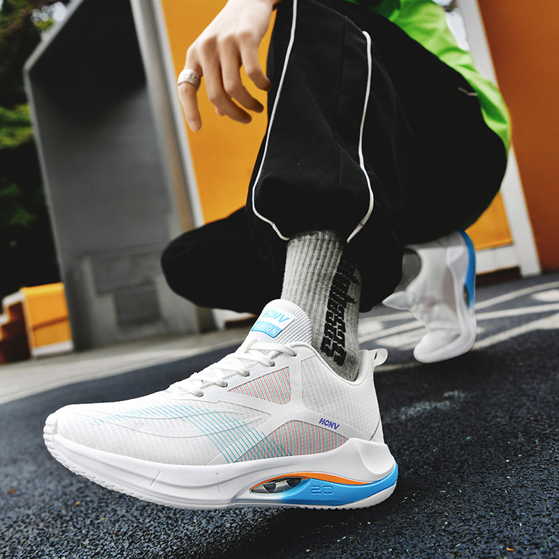 ♛𝔽𝕦𝕤𝕚𝕠𝕟 𝔽𝕠𝕔𝕦𝕤☢︎ᴄᴀꜱᴜᴀʟ ꜱɴᴇᴀᴋᴇʀ ♜✽𝟤𝟢𝟤𝟧✽春夏新款透氣包覆支撐籃球運動鞋 男女款 大🦶款 (39-45號) x𝟦𝟢𝟣