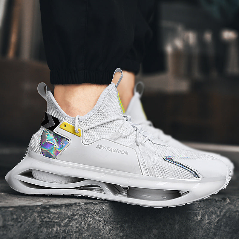 ♛𝔽𝕦𝕤𝕚𝕠𝕟 𝔽𝕠𝕔𝕦𝕤☢︎ᴄᴀꜱᴜᴀʟ ꜱɴᴇᴀᴋᴇʀ ♜ ✽𝟤𝟢𝟤𝟧✽春夏新款襪套透氣增高超彈力運動鞋 男女款 情侶款 CX007