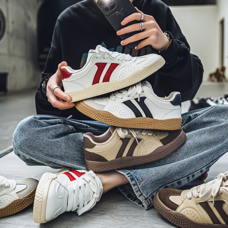 ♛𝔽𝕦𝕤𝕚𝕠𝕟 𝔽𝕠𝕔𝕦𝕤☢︎ꜱᴋᴀᴛᴇ ꜱʜᴏᴇꜱ ♜ ✽𝟤𝟢𝟤𝟧✽ 春夏新款休閒百搭橡膠底復古板鞋 男女款 xʙ𝟢𝟢𝟣