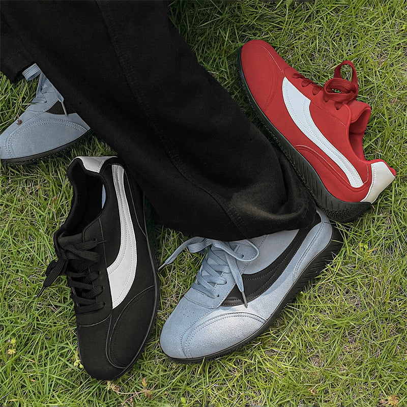 ♛𝔽𝕦𝕤𝕚𝕠𝕟 𝔽𝕠𝕔𝕦𝕤☢︎ᴄᴀꜱᴜᴀʟ ꜱɴᴇᴀᴋᴇʀ ♜✽𝟤𝟢𝟤𝟧✽春夏新款流線耐磨賽車運動鞋 男女款 YS01