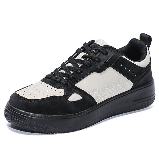 ♛𝔽𝕦𝕤𝕚𝕠𝕟 𝔽𝕠𝕔𝕦𝕤☢︎ꜱᴋᴀᴛᴇ ꜱʜᴏᴇꜱ ♜✽𝟤𝟢𝟤𝟧✽春夏新款復古經典板鞋雙拼色增高板鞋 男女款 大🦶款 (39-47號) x𝟫𝟢𝟨