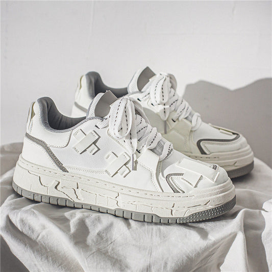 ♛𝔽𝕦𝕤𝕚𝕠𝕟 𝔽𝕠𝕔𝕦𝕤☢︎ꜱᴋᴀᴛᴇ ꜱʜᴏᴇꜱ ♜✽𝟤𝟢𝟤𝟧✽春夏新款歐美潮流休閒百搭增高厚底板鞋 男女款 xꜰ𝟪𝟫𝟢𝟤