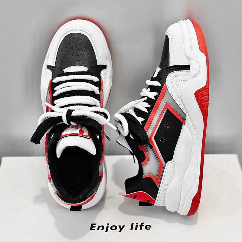 ♛𝔽𝕦𝕤𝕚𝕠𝕟 𝔽𝕠𝕔𝕦𝕤☢︎ꜱᴋᴀᴛᴇ ꜱʜᴏᴇꜱ ♜✽𝟤𝟢𝟤𝟧✽春夏新款復古配色包覆感超強運動板鞋 男女款 大🦶款 (39-45號) L32