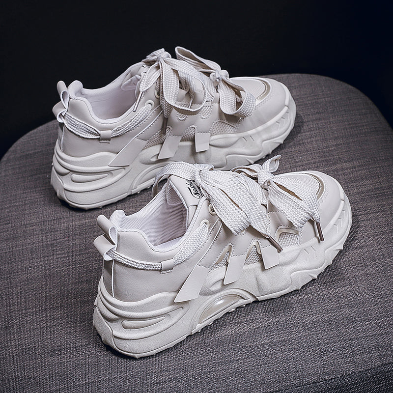 ♛𝔽𝕦𝕤𝕚𝕠𝕟 𝔽𝕠𝕔𝕦𝕤☢︎ꜰʟᴇxɪɴɢ-ꜱʜᴏᴇꜱ ♜ ✽𝟤𝟢𝟤𝟧✽ 美式新款厚底增高𝟧ᴄᴍ百搭休閒鞋 女款 (35-40號) x𝟨𝟨𝟢𝟤