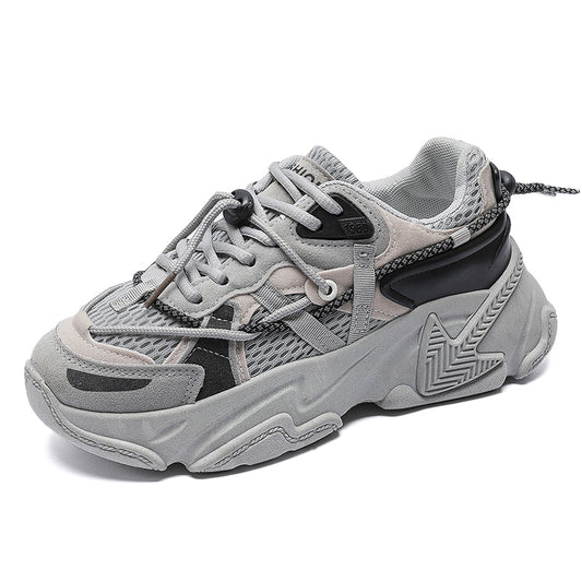 ♛𝔽𝕦𝕤𝕚𝕠𝕟 𝔽𝕠𝕔𝕦𝕤☢︎ꜰʟᴇxɪɴɢ-ꜱʜᴏᴇꜱ ♜✽𝟤𝟢𝟤𝟧✽ 春夏新款百搭厚底增高休閒鞋 女款 (35-40號) xʜ𝟢𝟣