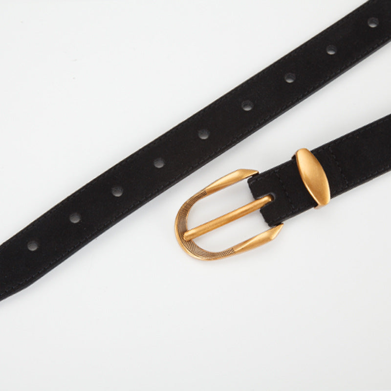 𝗕𝗘𝗟𝗧復古女款合金扣真皮簡約腰帶款 33